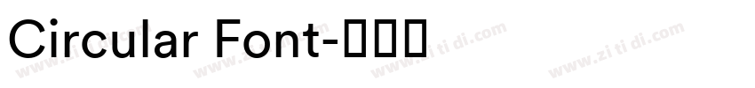 Circular Font字体转换